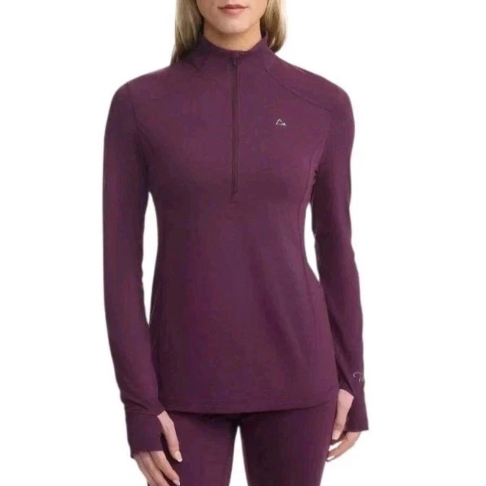 Paradox Deep Purple Long Sleeve Top/ maroon / workout/ gym / exercise